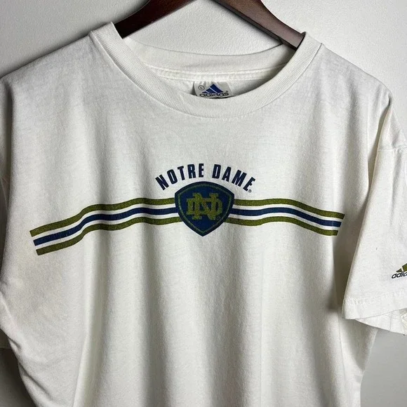 Vintage Notre Dame Adidas Tee - Picture 2 of 8